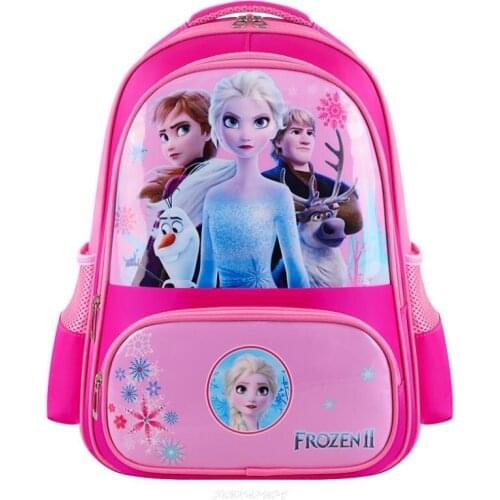 Disney frozen princess backpack primary school bag new cartoon cute children book bag boys girls Sofia reduce the negative bag