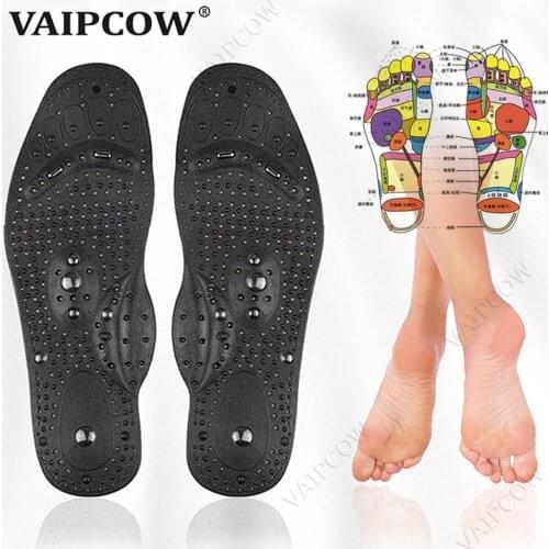 Silicone Gel Magnetic Therapy Insoles for Slimming Weight Loss Arch Support Shoes Pads for Men Women Massage Foot Care Sole