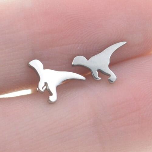 Starose 1pc Tyrannosaurus Rex Stud Earring Helix Piercing Tragus Ear Cartilage Piercing Studs Earrings Conch Daith Body Jewelry