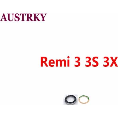 New Rear Camera Glass With Sticker Adhesive for Xiaomi Redmi 3 3S 3X 4X