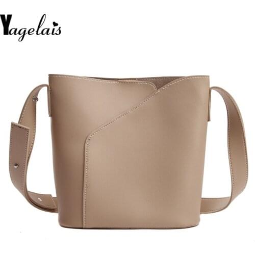 Sac 2Pcs Womens Tote Set 2019 Leather Shoulder Bag Large Capacity Casual Tote Bag Female Bucket Wallet and Handbag