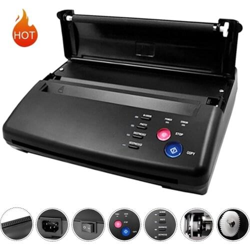 Tattoo Transfer Machine Tattoo Printer Drawing Thermal Stencil Maker Copier For Tattoo Transfer Paper Carbon Papier Supply