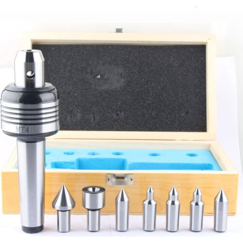 MT4 MT5 Morse CNC lathe rotary center standard double cone head Live Center For Morse turning center double top center