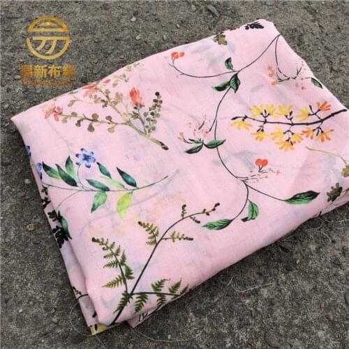 High Quality Natural Pure Ramie Linens Cloth Fabric Summer Thin Chinese Style Robe Dress Tissu Diy Sewing DIY