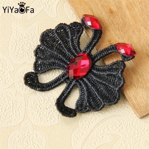 YiYaoFa Victorian Lace Butterfly Brooch Handmade Vintage Gothic Jewelry Women Accessories Lady Party Jewelry BR-92