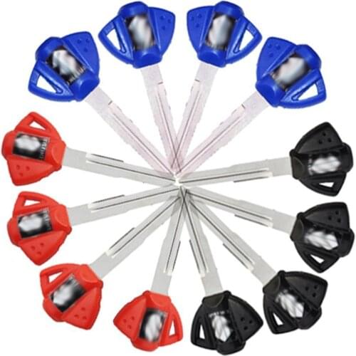 LOPOR 12pcs Lot Motorcycle Blank Key Uncut Blade For GSR750 DR650SE SV650S SV1000S TL1000R Bandit GSX1300R GSXR600 GSXR750