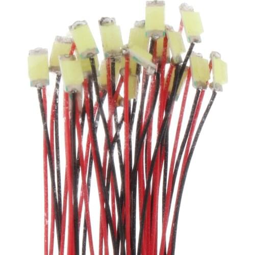 40-120pcs Pre-Wired Model LED Light Leads Light Street Parking Layout Train Scenery Diorama Fairy Garden Ornaments Accessories