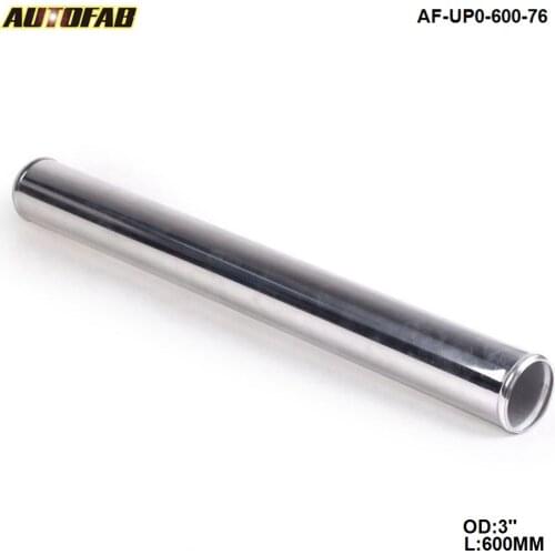 76mm 3"Aluminum Exhaust/Downpipe/Intercooler DIY Piping Pipe Straight L: 600 mm For Honda Civic 2 Door Jdm 01-03 AF-UP0-600-76