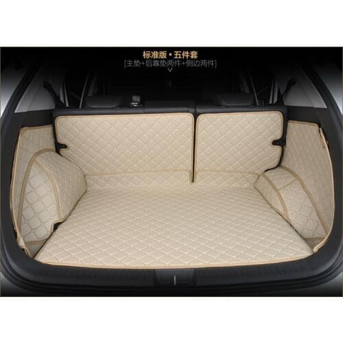 Auto cargo liners full surrounded car trunk mat suitcase pad automotive for Cadillac CTS CT6 SRX DeVille Escalade SLS ATS-L/XTS