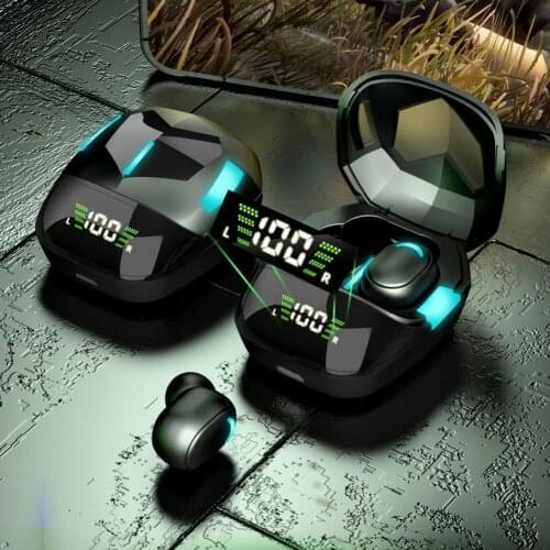 G7S Bluetooth-compatible Earphone High Fidelity Lossless Digital Display TWS HiFi Gaming Earbud for iOS