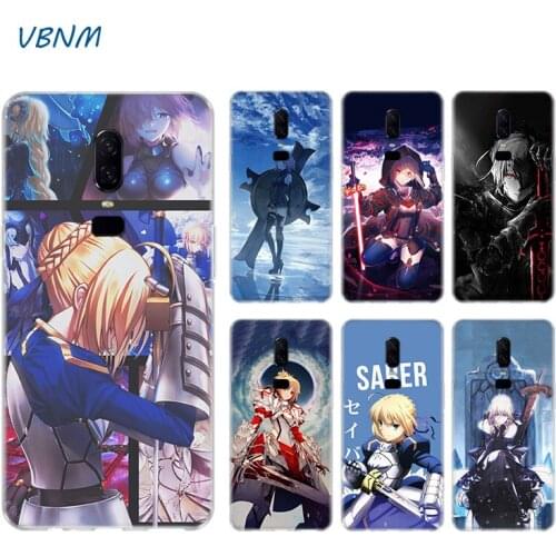 Fate Grand Order Anime Soft Rubber TPU Silicone Back Case For OnePlus One Plus 1+ 8 7T 7 Pro 6 6T 5 5T 3 3T Coque Cover