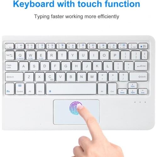 Sensitive with Touchpad Tablet Bluetooth-compatible3.0 Detachable Type-C Keyboard for Samsung Tab S7 11 Inch T870/T875
