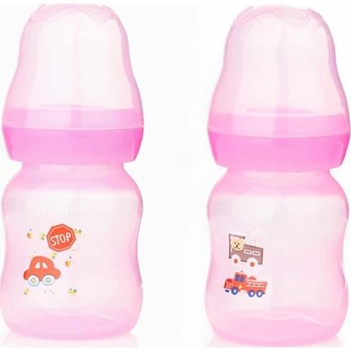 Baby Mini Portable Feeding Pet Cup Infant Newborn Cup Safe Newborn Kids Nursing Care Feeder Fruit Juice Milk Bottles 60ML