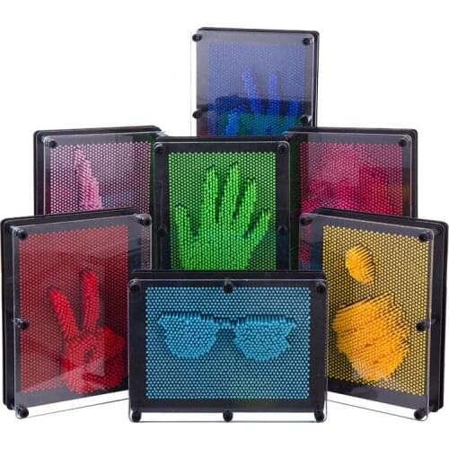 DIY Strange Handprint 3D Clone Hand Model Variety Needle Pinart Painting Puzzles Toys Best Gift