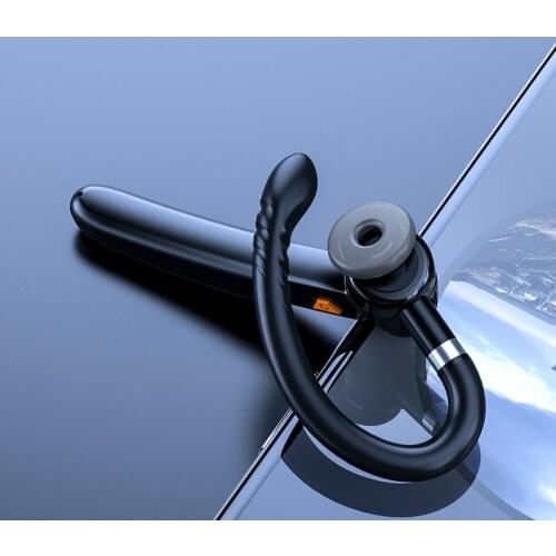 Single Fingerprint Touch Bluetooth Headset Handsfree HIFI Wireless Earphone Waterproof Earpiece With Mic 110mAh Lithium Battery