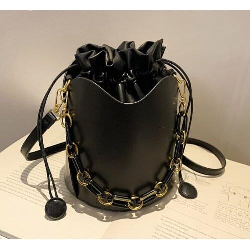 VeryMe Quality Leather Lady Bucket Bags Korean Tote Bag Versatile Messenger Pack For Women 2021 Luxury Handbags сумки для женщин