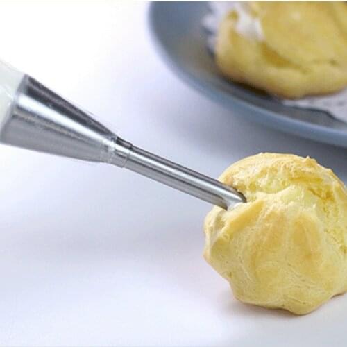 Conical Tube Cone Roll Moulds Stainless Steel Spiral Croissants Molds Pastry Cream Horn