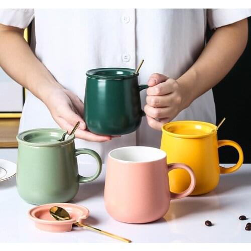 Mug woman simple couple cup ceramic cup office water cup home coffee cup