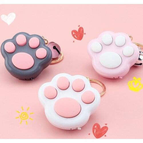 Mini Cat Paw Game Keychain Led Electronic Memory Games For Kids Adults Antistress Toy For Adults Children Kids Fidget Pad Stress