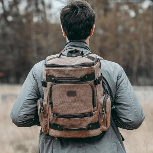 Men Backpack Multi-functional Laptop Backpack Outdoor Adventure Rucksacks Riding and Mountaineering School bag for students