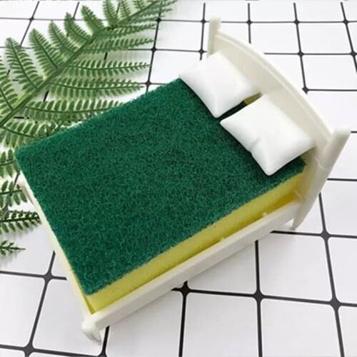 Kitchen Sponge Holder Toilet Bathroom Suction Rack Drying Ra