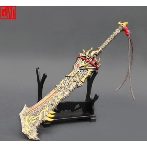 Eternal Tribulation Infinite Game Peripheral Broadsword Wolf Lord Sword Model Rare Skin Full Metal Crafts Collection Gift
