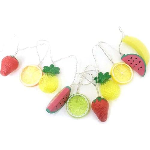 New style warm white battery 2AA operated fruit style string party decoration light