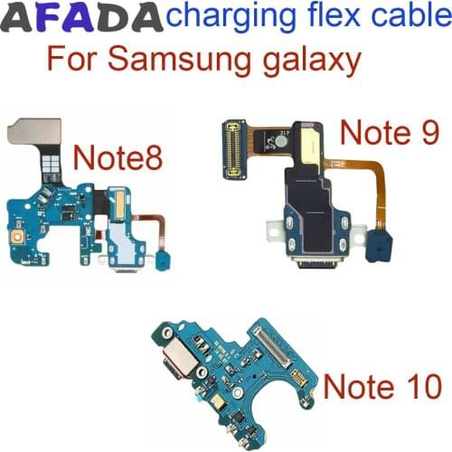 Original USB Charge Board for Samsung Galaxy Note 8 Note 9 Note 10 Charging Port Dock Connector Flex Cable Spare Parts