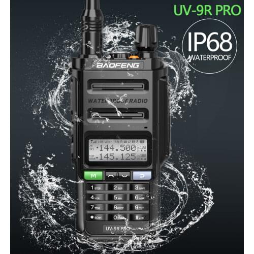 Baofeng UV-9R PRO High Power Dual Band 136-174/400-520MHz IP68 Waterproof Ham Radio Upgraded Of UV9R Walkie Talkie 50KM Range