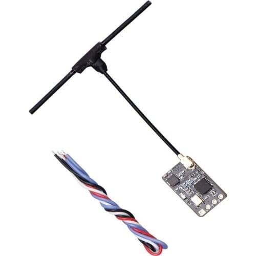 ExpressLRS RX24T 2.4G ELRS Radio Nano Long Range Receiver 11X18mm for FPV Racing Freestyle Long Range Drones DIY Parts LR4 LR5