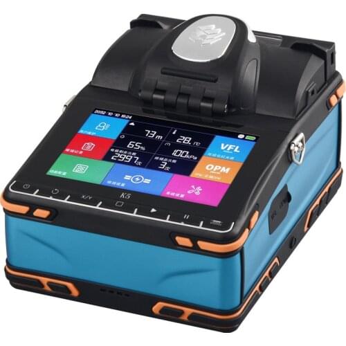 K5 Full-automatic Optical Fiber Fusion Splicer Rubber-covered Wire Optical Cable Jumper Hot Melt Machine Multimode Single Mode