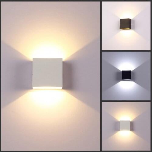 LED Indoor Lighting Wall Lamp Modern Home Lighting Decoration Sconce Aluminum Lamp 6W 3000/6500K For Bath Corridor