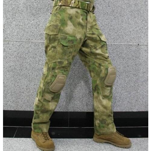 EMERSON Camouflage tactical military clothing paintball army cargo pants ATACS-FG tactical pants with knee pads Party Supplies