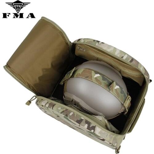 FMA TMC Tactical Pouches Helmet Hut Multicam Storage Bag 500D Carrier Package for Load Various Size Helmet & Gear Free Shipping