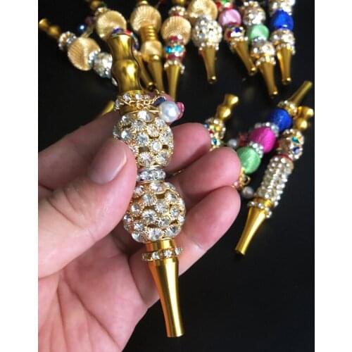 1pcs Jewelry Alloy Shisha Hookah Mouth Tips Chicha Filter Tip Hookah Mouthpiece Detachable Tips smoke accesoires for men gift