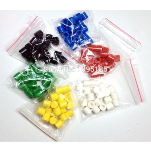 120Pcs/Lot 6X6 Key Caps A56 Switch Cap (For 6 * 6 Buttons) Multicolor Diameter Of About 3.2MM Height Of About 6M Free shipping