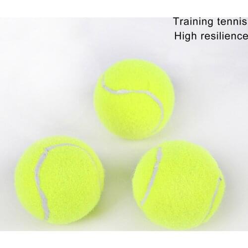 3 Packs Of Green Tennis Portable Tennis Training High Elasticity and Wear Resistance Tennis High Elastic Rubber Training Ball
