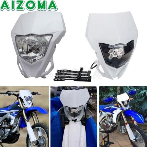 35W 12V Motorcycle LED Bulb Headlight Running Light Lamp For Yamaha YZ85 YZ125 YZ250 YZ450F WR250F WR250R WR450F WR450R Enduro