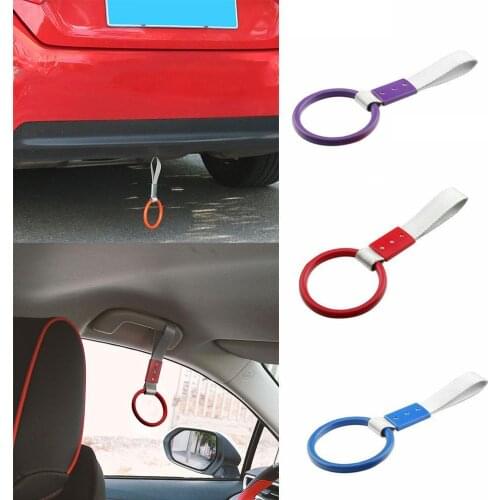 Car Rear Bumper Warning Ring JDM Train Bus Handle Hand Strap Drift Charm Strap Drift Auto Accessories Car Styling