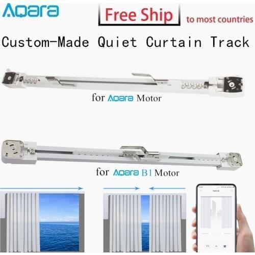 Free Ship 4M Curtain TrackCustomize Super Quite for Aqara Curtain Motor Motorized Smart Curtains Track Control System