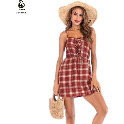 Модные платья в клетку Dr.Gsodet China At AliExpress