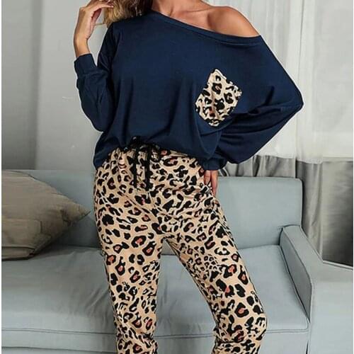 Spring Autumn Women Casual Suit Fashion Loose Print Korean Top Pants 2021 Womens Home Wear Plus Size Womens Suit