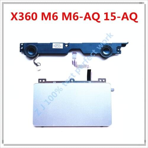 Original For HP X360 M6 M6-AQ 15-AQ Laptop Touchpad Trackpad Speaker TM-03114-001 TC624 023.4008Z.0001 100% Tested Fast Ship