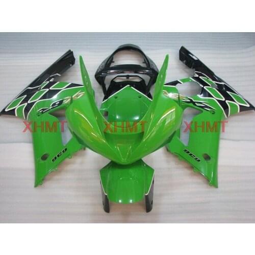 For Ninja Zx-6r 2003 - 2004 Motorcycle Fairing Zx6r 2003 Plastic Fairings Ninja Zx-6r 2003 Black Green Fairing