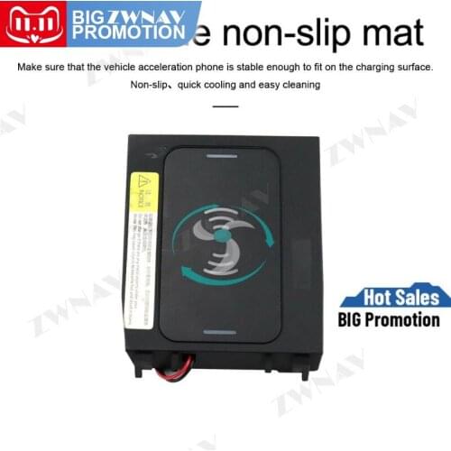 QI car wireless charger For Mercedes-Benz C/GLC series 2015-2019 Fast Wireless Charging Car Phone Holder for iphone/Samsung