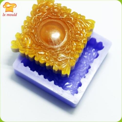 Spent Manual Soap Mould Art Wax Soft Silicone Rubber Mold