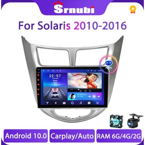 For Hyundai Solaris accent Verna i25 Car Radio DVD Android10 4G+64G RDS GPS navigation radio video car stereo multimedia player