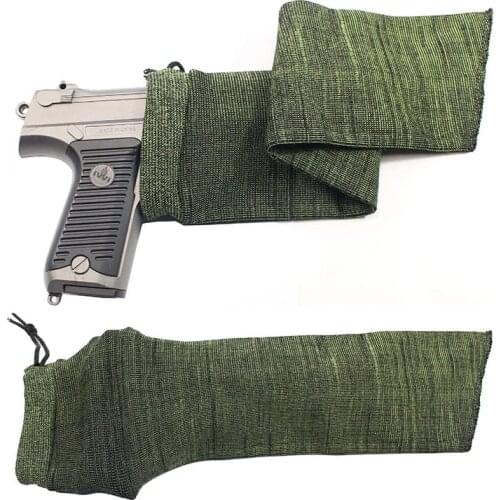 Gun Sock Handgun Bag Case Storage Sleeve Outdoor Tactical Airsoft Bushcraft Pistols Holster Protect Cover Hunting Accessory