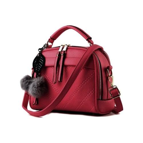 2019 New Style PU Leather Luxury Handbags Crossbody Ladies Hand Shoulder Bags Female For Women Bolsas Feminina Bag mk Boston bag