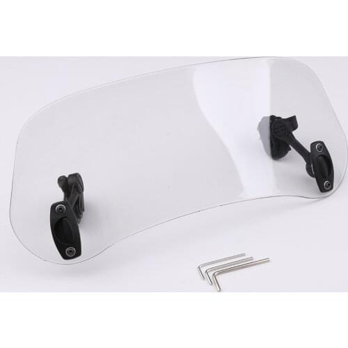Universal for Honda Suzuki Kawasaki Yamaha BMW Windscreen Windshield Wind Deflector Screen Shield Motorcycle Scooter Accessories